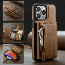 Load image into Gallery viewer, Detachable Magnetic Flip Leather Case
