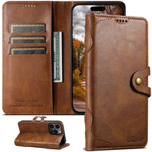 Load image into Gallery viewer, Sturdy Flip Wallet Case For iPhone
