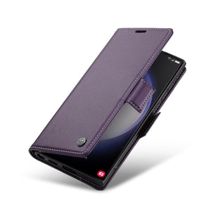 Flip Wallet Case Magnetic Card Holder For Galaxy