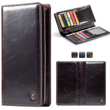Load image into Gallery viewer, Luxury Leather Universal Flip Wallet Phone Case
