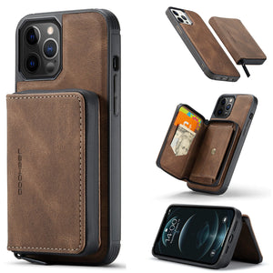 Detachable Magsafe Case + Zipper Card Holder iPhone Case