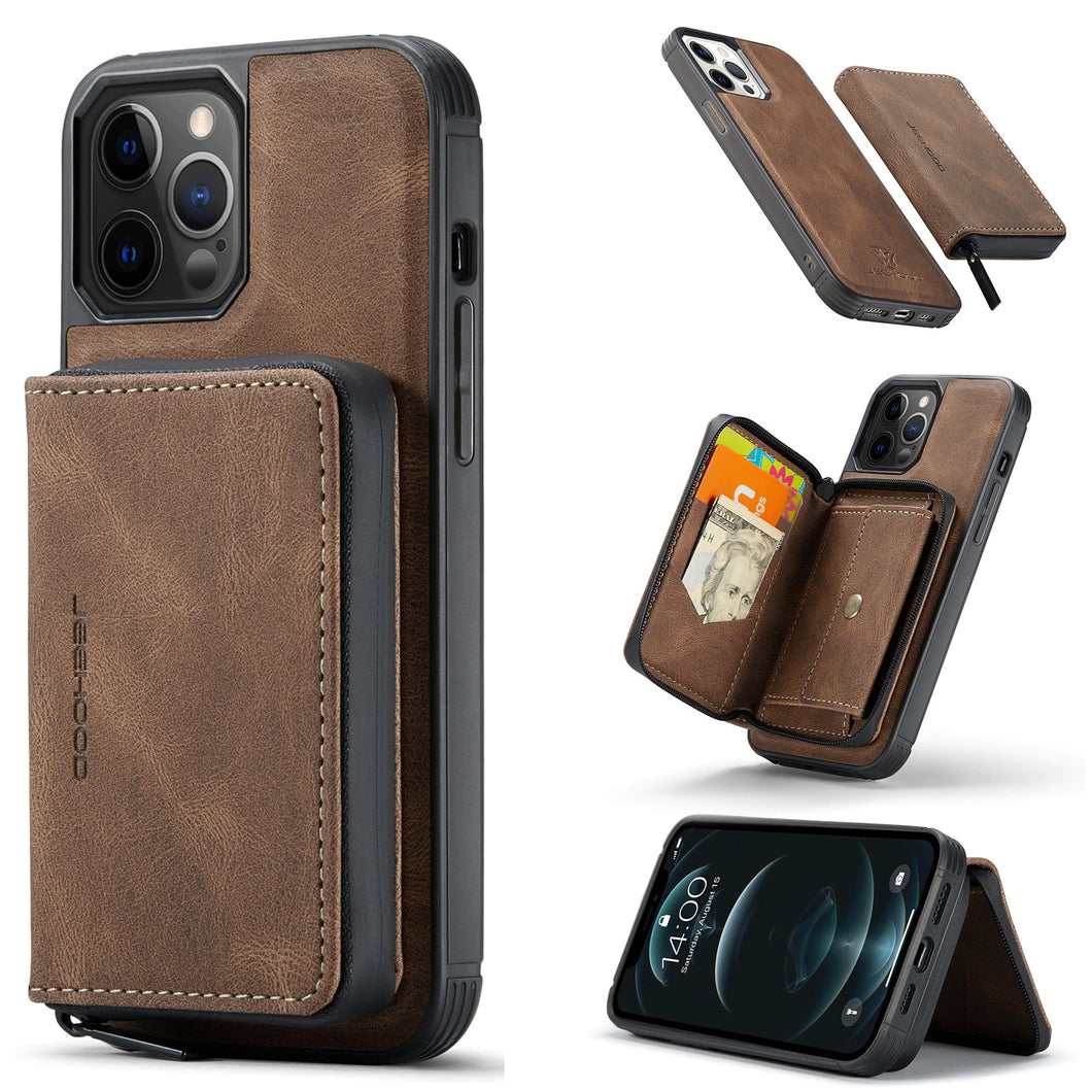 Detachable Magsafe Case + Zipper Card Holder iPhone Case