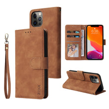 Load image into Gallery viewer, Leather Flip Card Slot Case For iPhone
