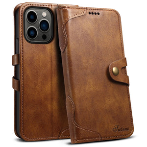 Sturdy Flip Wallet Case For iPhone