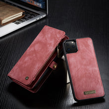 Load image into Gallery viewer, Luxury Split Zipper Wallet Case For iPhone
