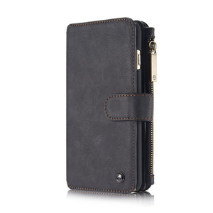 Detachable Magnetic Folio Wallet Case For iPhone